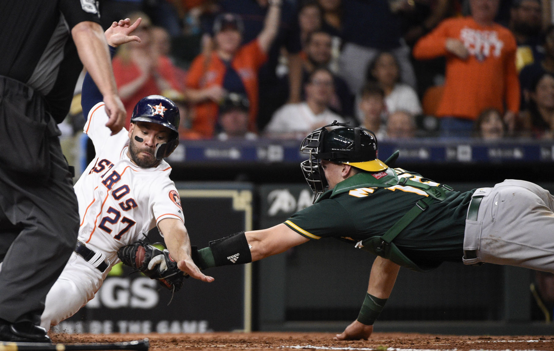 APTOPIX Athletics Astros Baseball